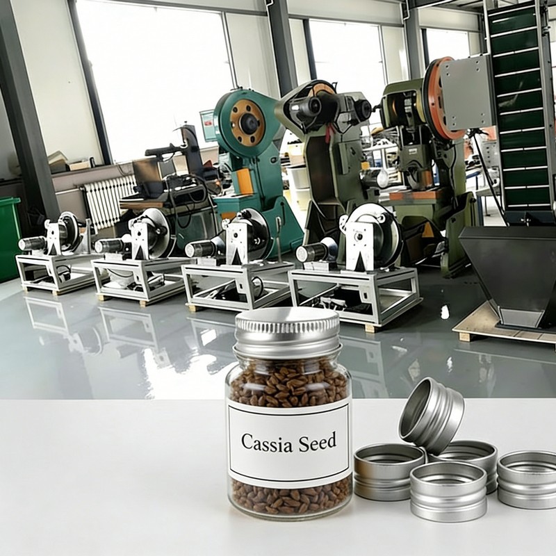 Výrobní linka Cassia Seed Threaded Cap