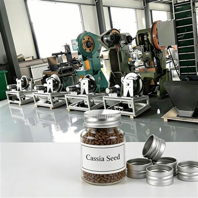 Výrobní linka Cassia Seed Threaded Cap